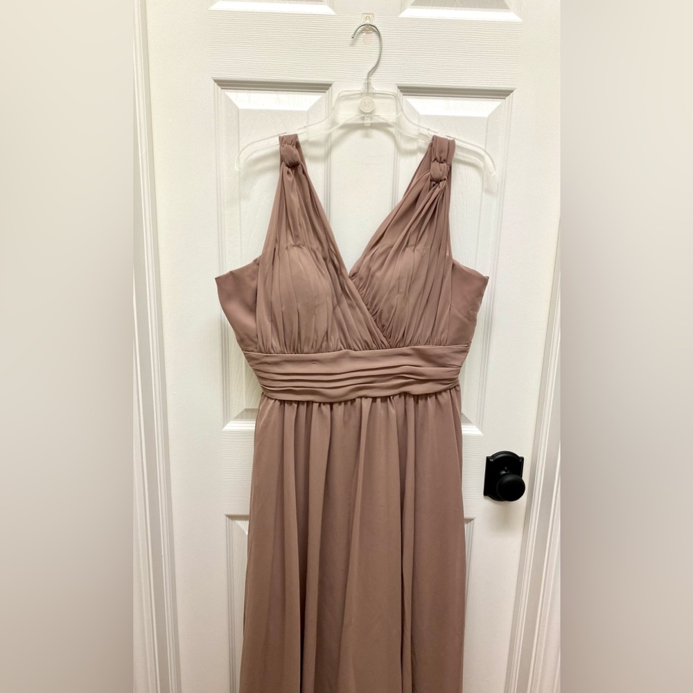 Mori Lee - Madeline Gardner dress. In a dusty rose shade, dress size 14.